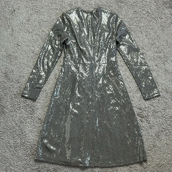 Elie Tahari Sequin Twist Cocktail Dress - Picture 7 of 13